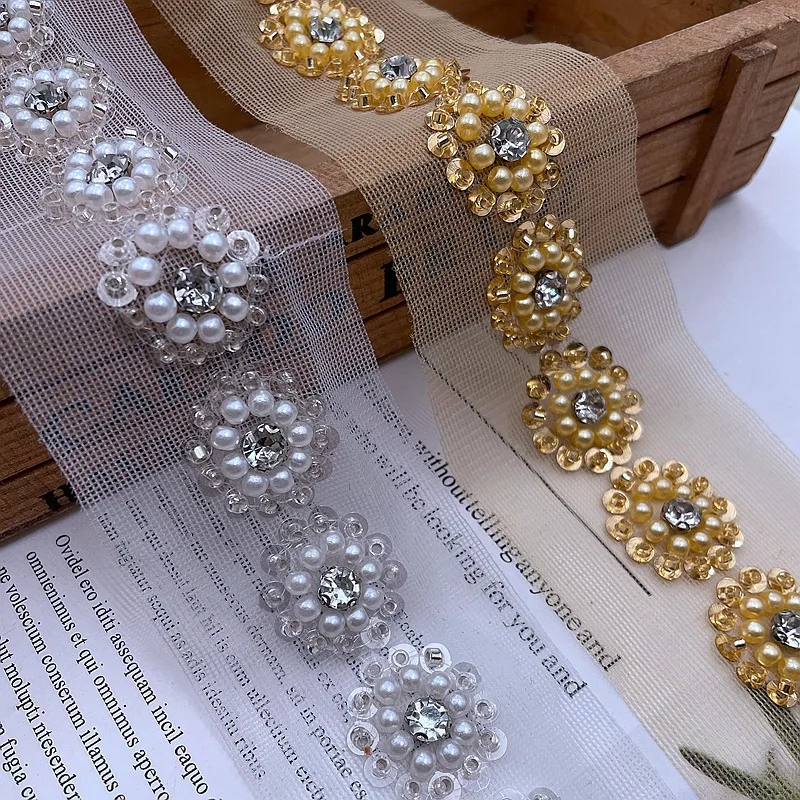 Золотые блестки 50 см, аппликация для платья с кристаллами, жемчужные бусины, 3D Цветочная кружевная отделка, аксессуары для свадебного платья, ремня, «сделай сам», шитье одежды 
Золотые блестки 50 см, аппликация для платья с кристаллами, жемчужные бусины, 3D Цветочная кружевная отделка, аксессуары для свадебного платья, ремня, «сделай сам», шитье одежды