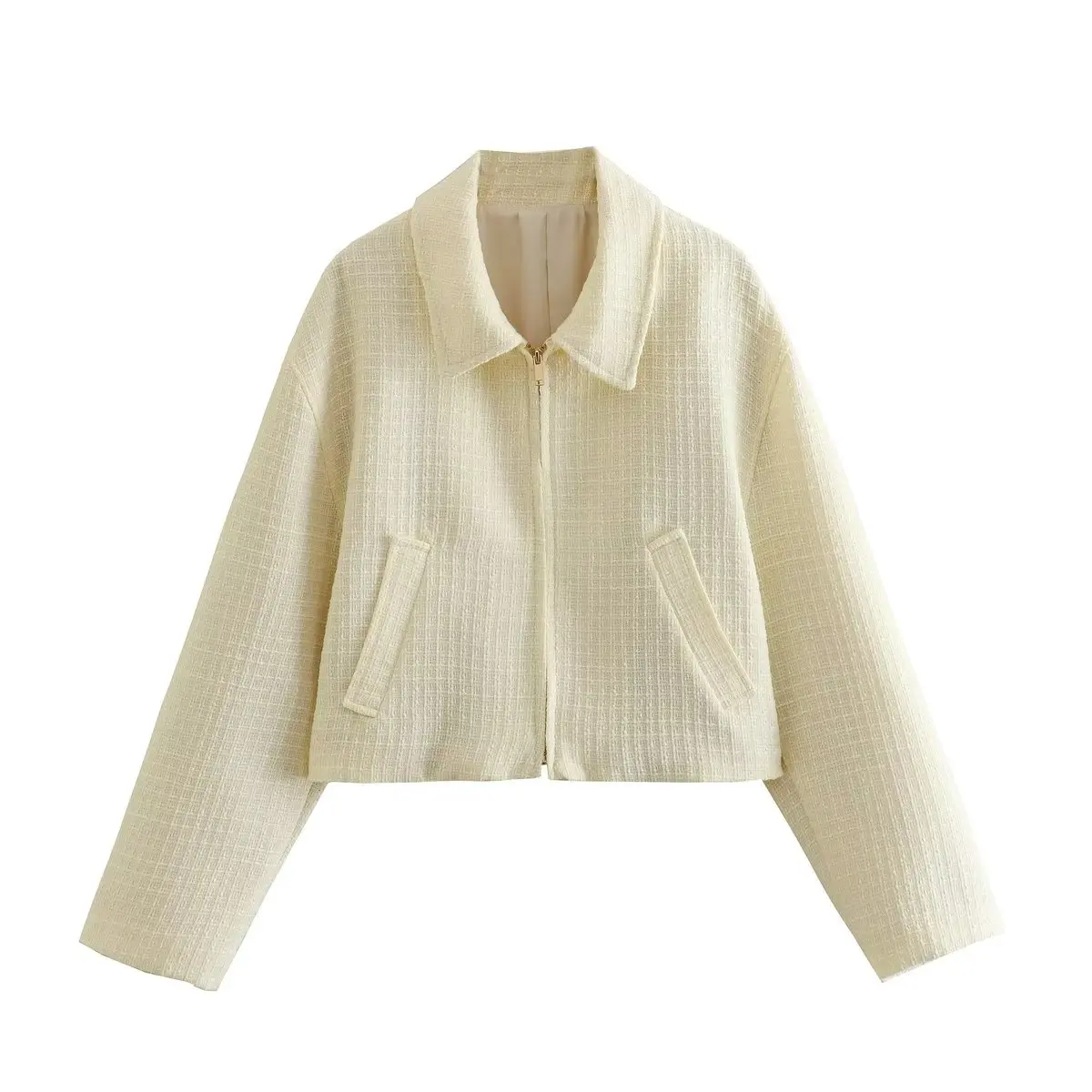 Women's 2023 Fashion Joker Temperament Loose Short Jacket Coat Retro Long Sleeve Zipper Women's Coat Chic Veste
Women's 2023 Fashion Joker Temperament Loose Short Jacket Coat Retro Long Sleeve Zipper Women's Coat Chic Veste