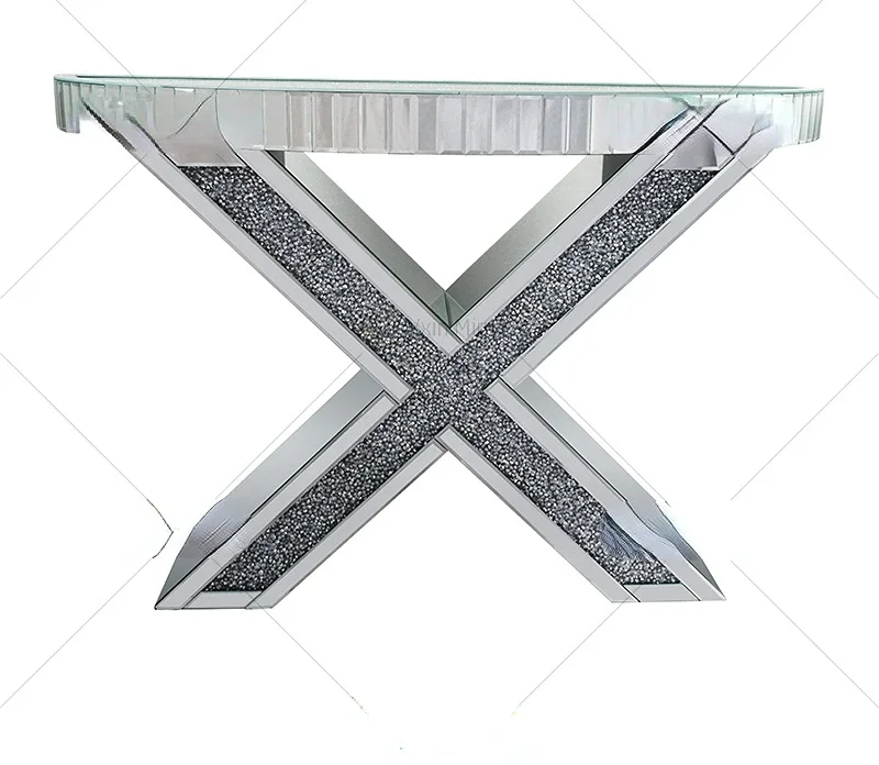 Wholesale Home Furniture Console Table With Mirror Modern Crushed Crystal Diamond Console Tables
Wholesale Home Furniture Console Table With Mirror Modern Crushed Crystal Diamond Console Tables