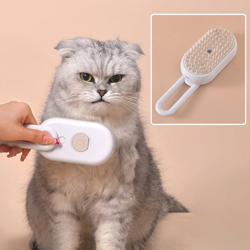 Cat Steam Brush Steamy Dog Brush Electric Spray Cat Hair Brushes with Electric Water USB Rechargeable Cat Dog Massage Brush 
Cat Steam Brush Steamy Dog Brush Electric Spray Cat Hair Brushes with Electric Water USB Rechargeable Cat Dog Massage Brush