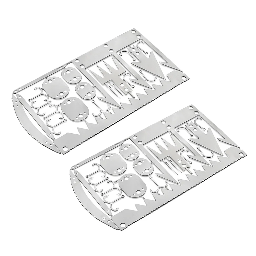 2 Pcs Fish Hook Card Fishing Survival Cards Portable Tool Kit Multitool Hiking Outdoor
2 Pcs Fish Hook Card Fishing Survival Cards Portable Tool Kit Multitool Hiking Outdoor