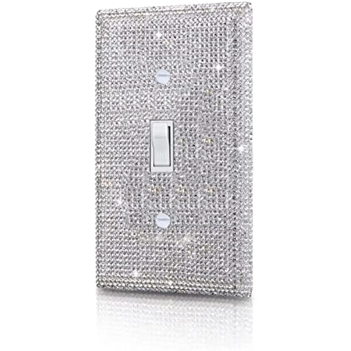 Shiny Silver Rhinestones Wall Plates Light Switch Cover Plate Decorative Wall Plate Toggle switch 5 pack
Shiny Silver Rhinestones Wall Plates Light Switch Cover Plate Decorative Wall Plate Toggle switch 5 pack