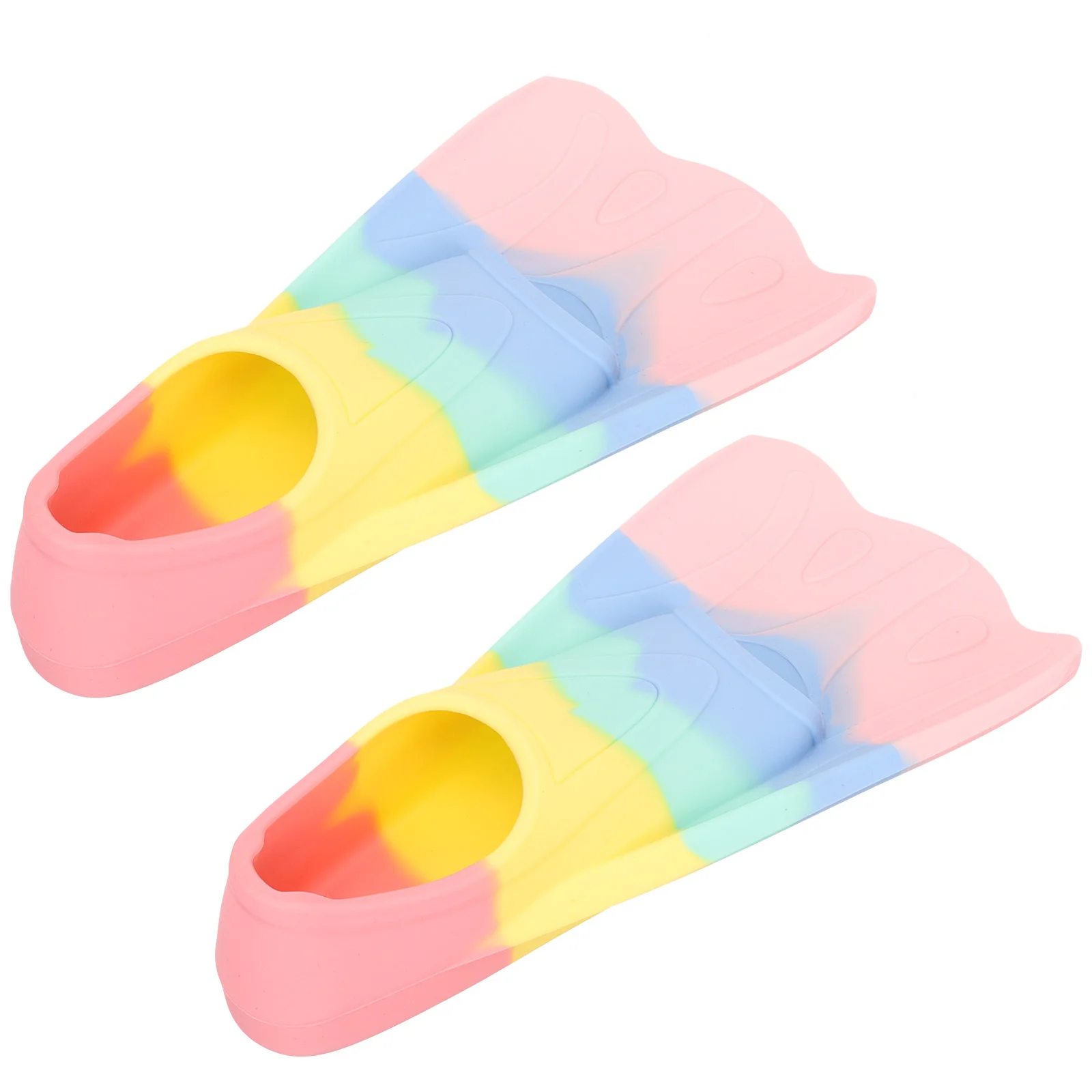 1 Pair of Comfortable Swim Flippers Flexible Silicone Swim Fins Portable Kids Swim Fins
1 Pair of Comfortable Swim Flippers Flexible Silicone Swim Fins Portable Kids Swim Fins