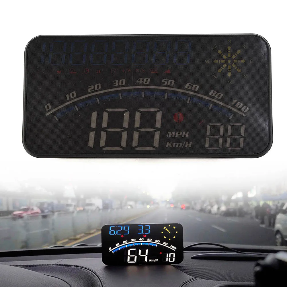 Universal HUD GPS Speedometer Heads Up Display Windshield Display High-definition Highlight Speeding Alarm Head-up Display
Universal HUD GPS Speedometer Heads Up Display Windshield Display High-definition Highlight Speeding Alarm Head-up Display