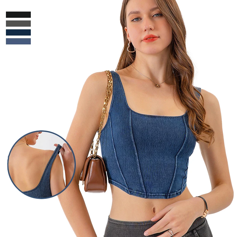 Women Workout Tops 4 Way Stretch Yoga Tank Tops Sleeveless Denim Fitness Vest Plus Size Sports Top Quick Dry Women Sportswear
Women Workout Tops 4 Way Stretch Yoga Tank Tops Sleeveless Denim Fitness Vest Plus Size Sports Top Quick Dry Women Sportswear