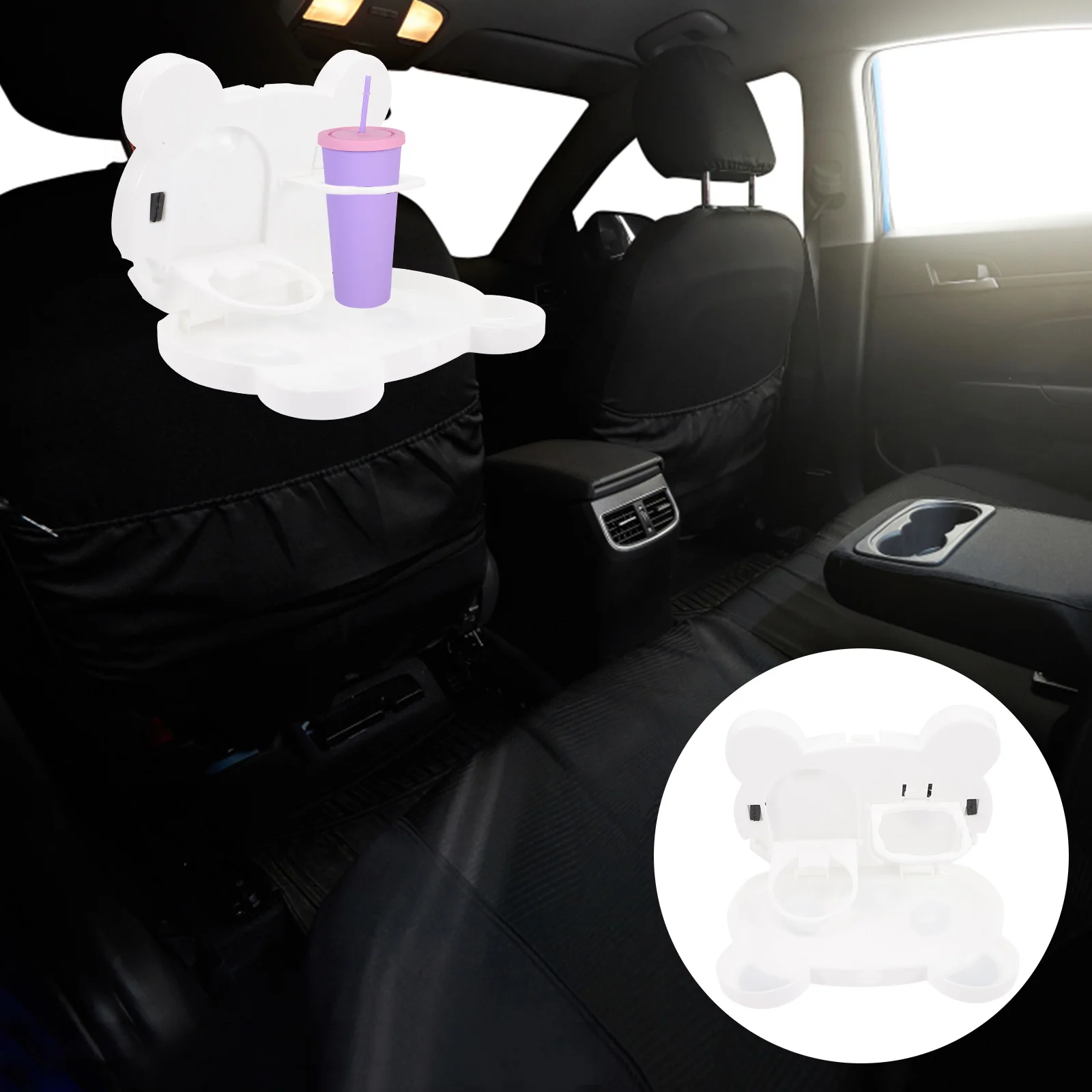 Car Table Mount Cup Holder Expander Tray Drinks Food Back Seat Pp Portavasos Para Auto
Car Table Mount Cup Holder Expander Tray Drinks Food Back Seat Pp Portavasos Para Auto