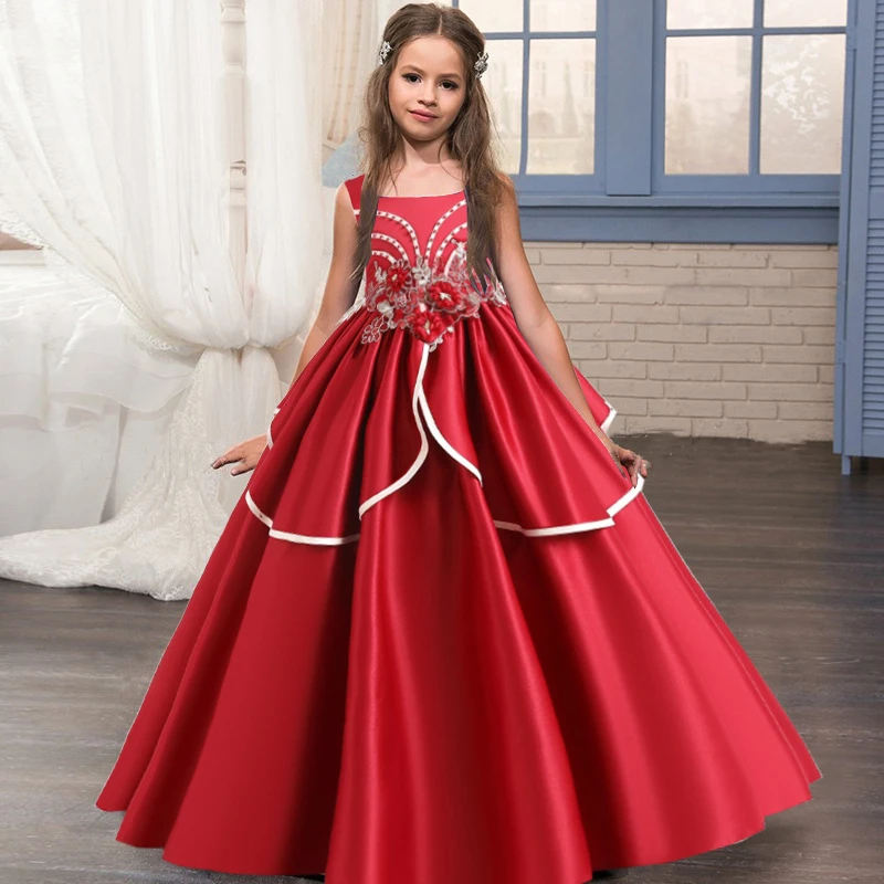 New Year Pageant Bridesmaid Dress For Girls Wedding Party Prom Gown Flower Girl Dresses Children Clothes Formal Evening Vestidos
New Year Pageant Bridesmaid Dress For Girls Wedding Party Prom Gown Flower Girl Dresses Children Clothes Formal Evening Vestidos