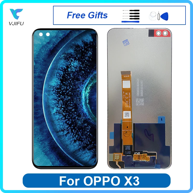 

6.7" For OPPO Find X3 PEDM00 LCD Display Touch Screen Digitizer Assembly Display Screens Replacement No Dead Pixels 100% Tested