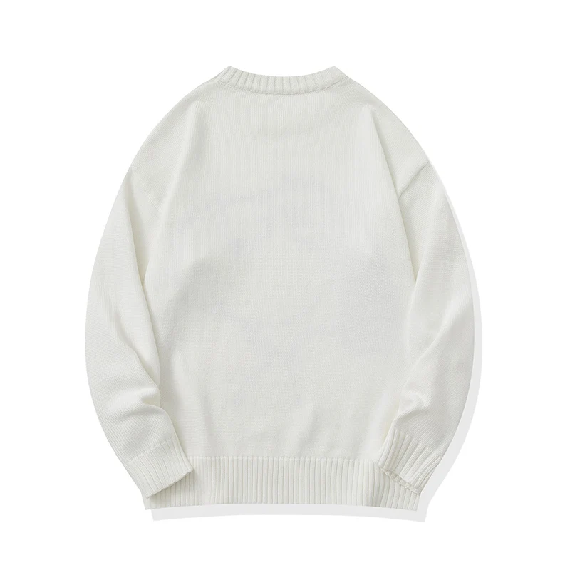 Men's and Women's Letter Printed Knitted Sweater Casual Loose Pullover Spring and Autumn Minimalist Bape Sudaderas
Men's and Women's Letter Printed Knitted Sweater Casual Loose Pullover Spring and Autumn Minimalist Bape Sudaderas