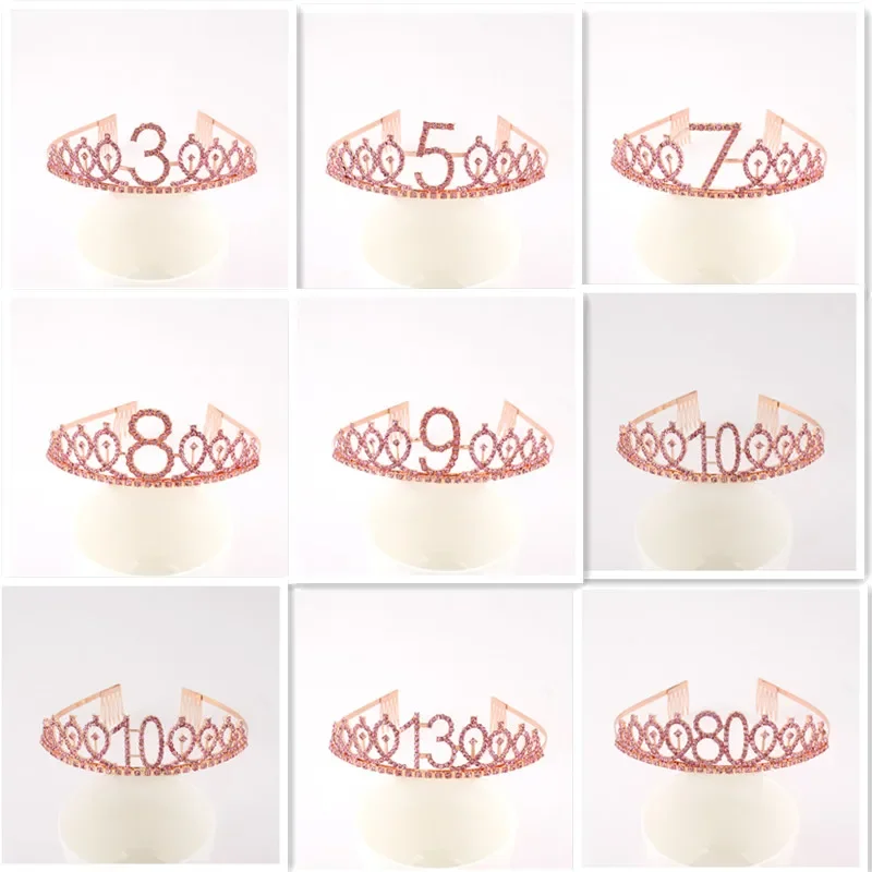 3-10th 13th 80th Birthday Crown Decorations Party Crown for Girls Women Happy Birthday Headband Wedding Headwear Hair Decor
3-10th 13th 80th Birthday Crown Decorations Party Crown for Girls Women Happy Birthday Headband Wedding Headwear Hair Decor