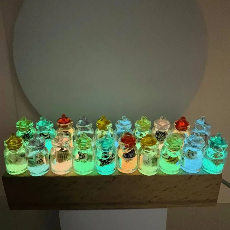 Transparent Simulation Conch Luminous Drift Bottle Shell Earrings Bag Keychain Diy Accessories Luminous Wishing Bottle Ornaments
Transparent Simulation Conch Luminous Drift Bottle Shell Earrings Bag Keychain Diy Accessories Luminous Wishing Bottle Ornaments