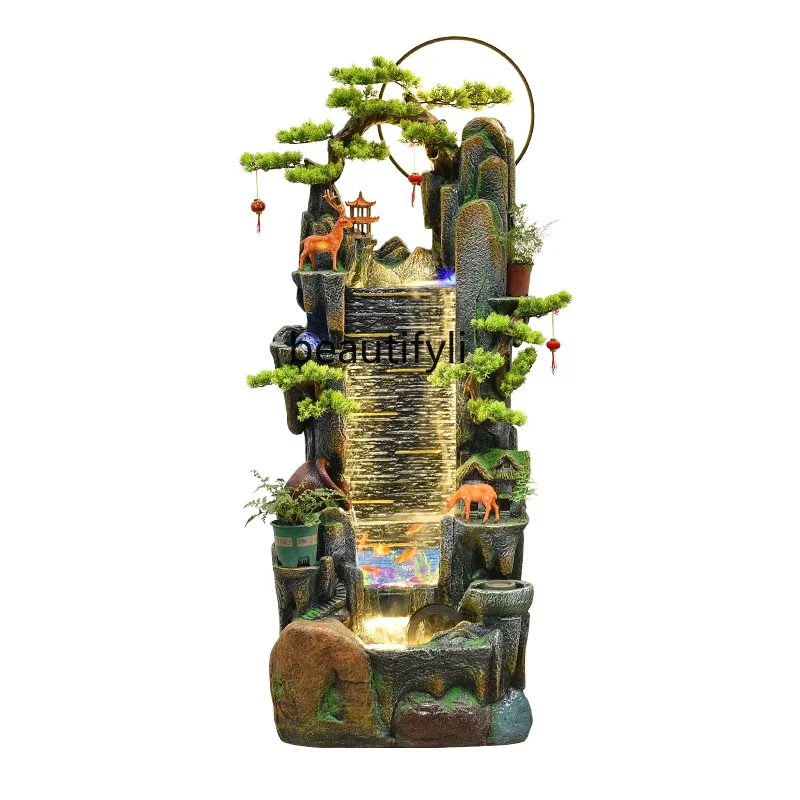Artificial Mountain and Fountain Waterscape Decoration Living Room Floor Wealth Circulating Water Landscape Company Opening
Artificial Mountain and Fountain Waterscape Decoration Living Room Floor Wealth Circulating Water Landscape Company Opening