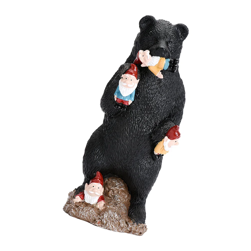Black Bear Spirit Ornament Indoor Gnome Sculpture Eating Gnomes Figurine Christmas Ornaments Decorate Resin Table Top
Black Bear Spirit Ornament Indoor Gnome Sculpture Eating Gnomes Figurine Christmas Ornaments Decorate Resin Table Top