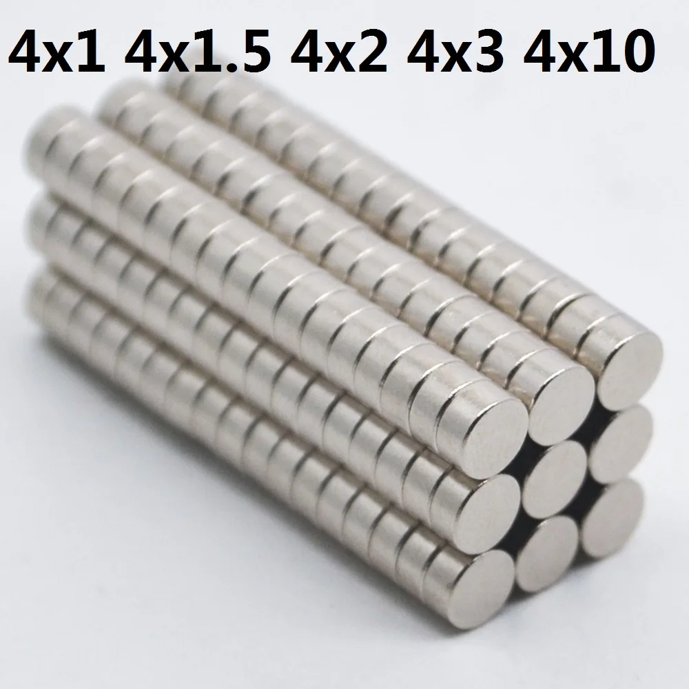 100Pcs Mini Small N35 Round Magnet 4x1 4x1.5 4x2 4x3 4x10 mm Neodymium Magnet Permanent NdFeB Super Strong Powerful Magnets 4*2
100Pcs Mini Small N35 Round Magnet 4x1 4x1.5 4x2 4x3 4x10 mm Neodymium Magnet Permanent NdFeB Super Strong Powerful Magnets 4*2