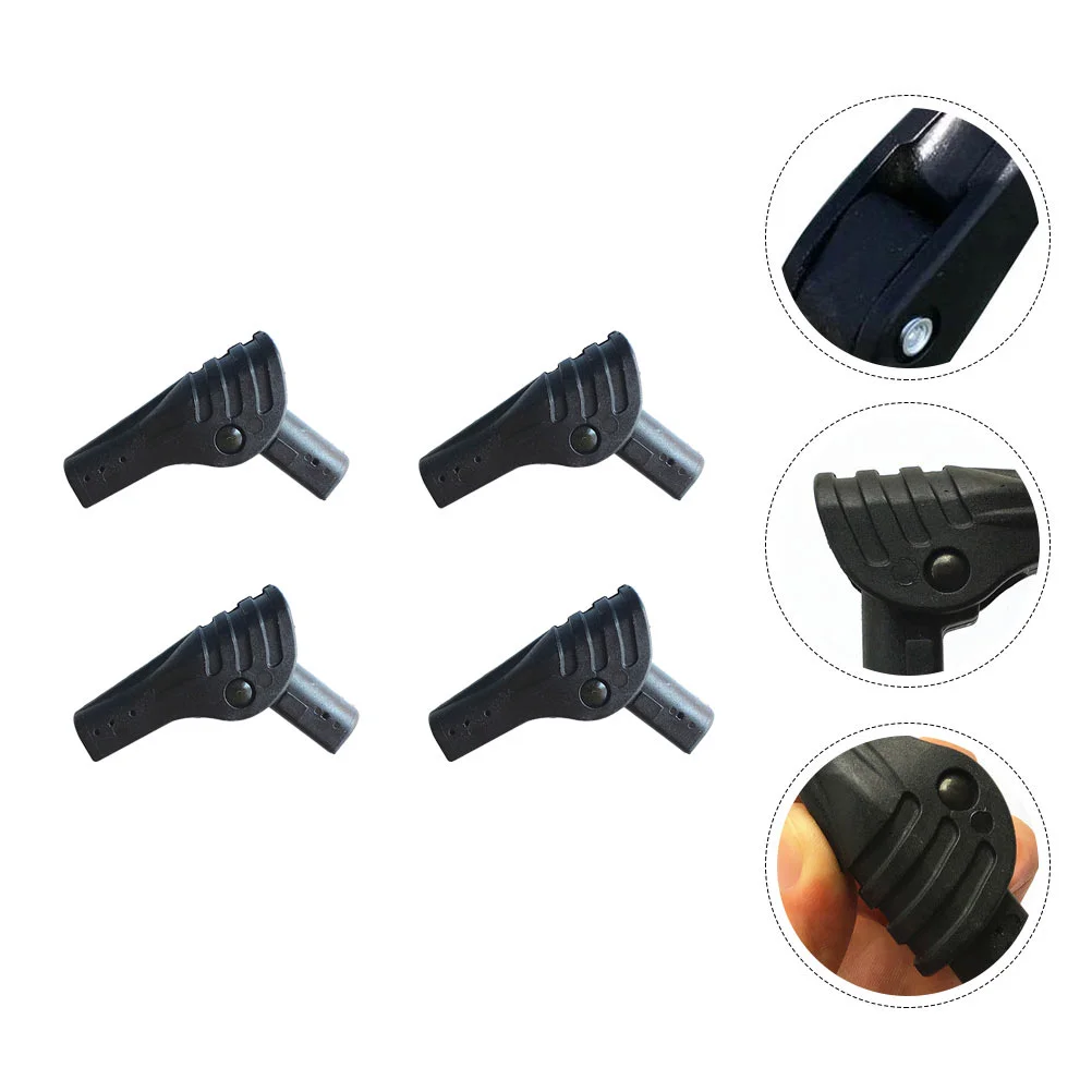 

4 Pcs Tent Joints Tents Connector Nylon Accessories Supplies Folding Support Rod Adapter