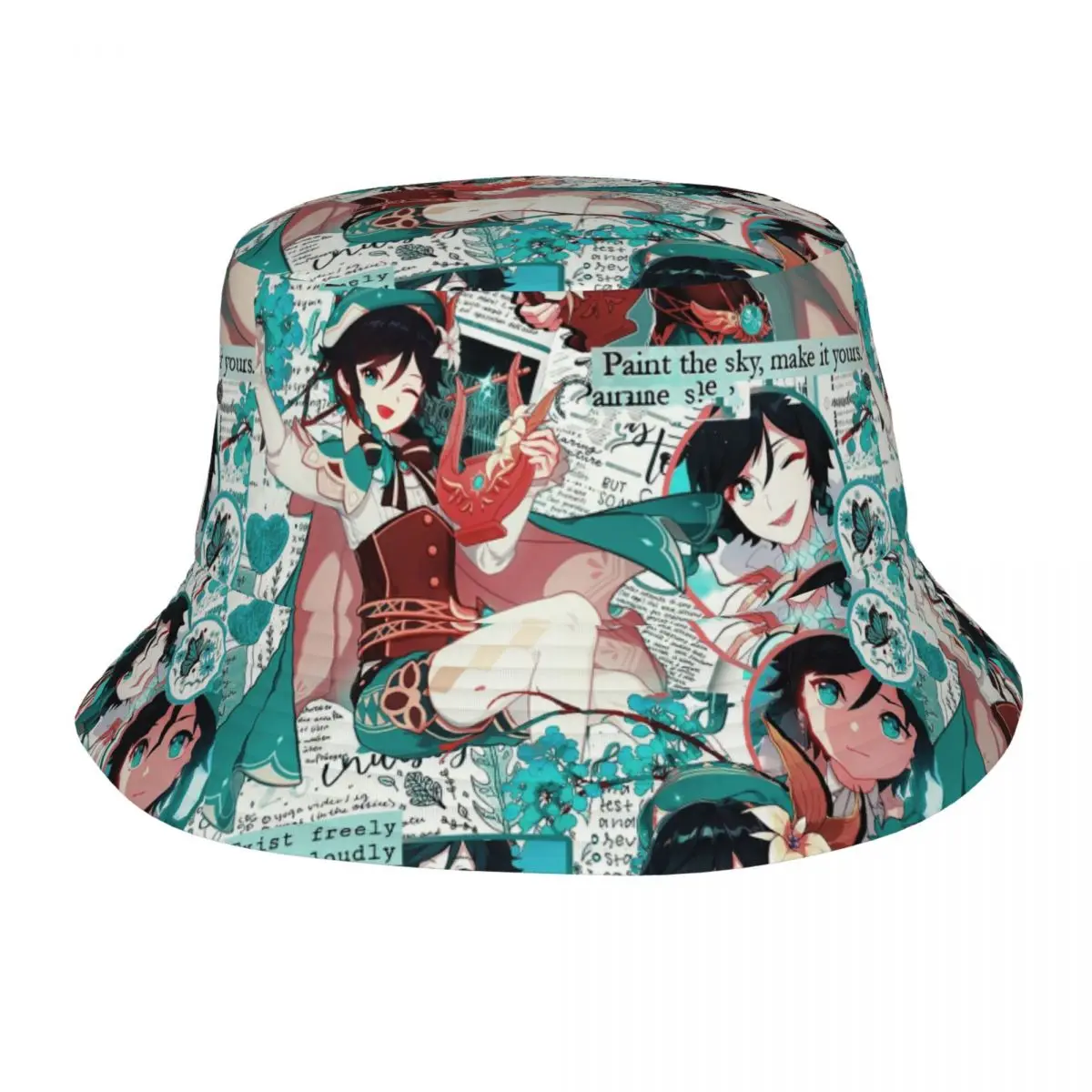 Summer Beach Hatwear Genshin Impact Venti Stuff Bucket Hat Stylish Woman Sun Hats Barbatos Anime Boonie Hat Foldable Fishing Cap
Summer Beach Hatwear Genshin Impact Venti Stuff Bucket Hat Stylish Woman Sun Hats Barbatos Anime Boonie Hat Foldable Fishing Cap