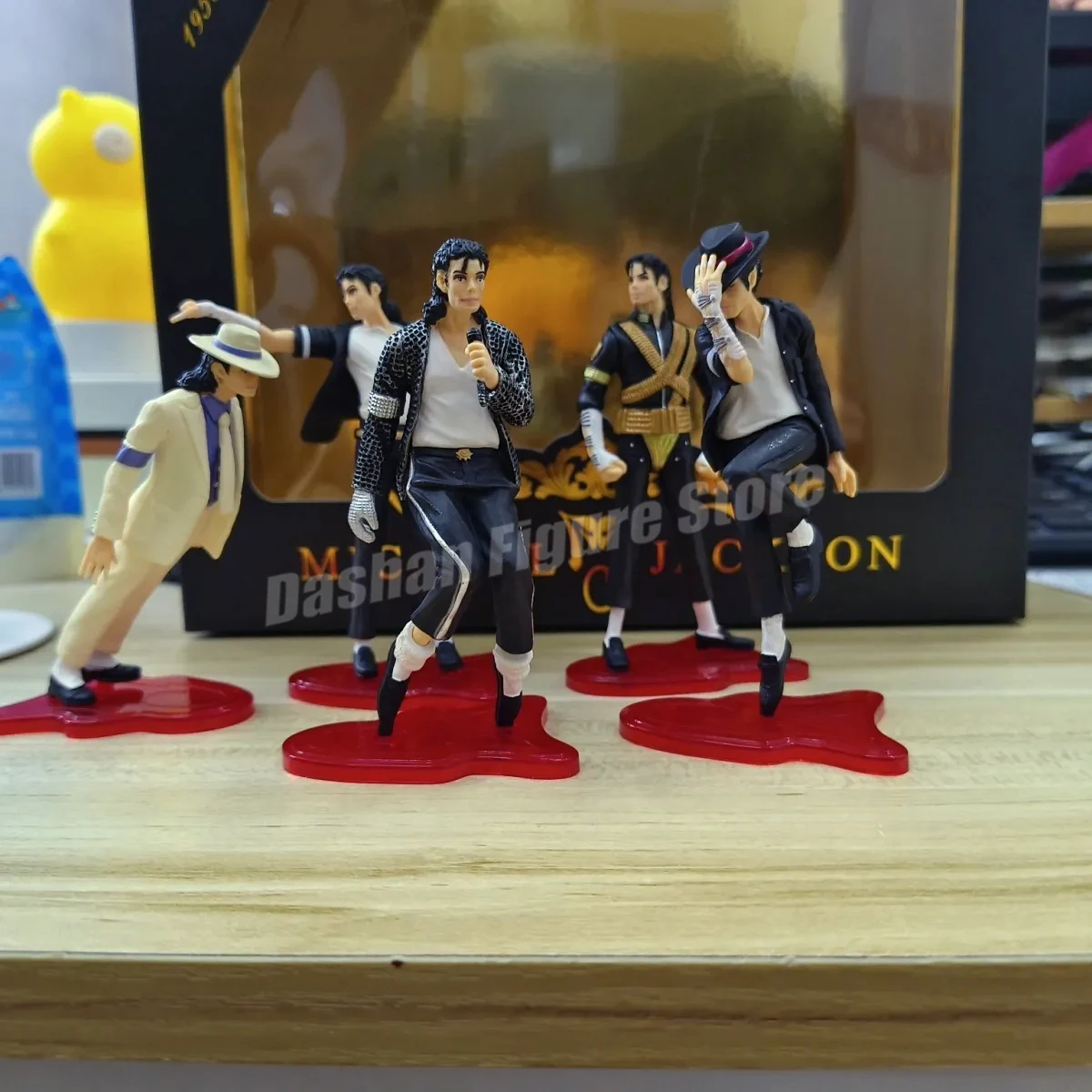 5pcs Michael Jackson Action Figure PVC Anti Gravity Forward Tilt Collection Smooth Criminal Limited Edition Jackson Figurine Toy 5pcs Michael Jackson Action Figure PVC Anti Gravity Forward Tilt Collection Smooth Criminal Limited Edition Jackson Figurine Toy