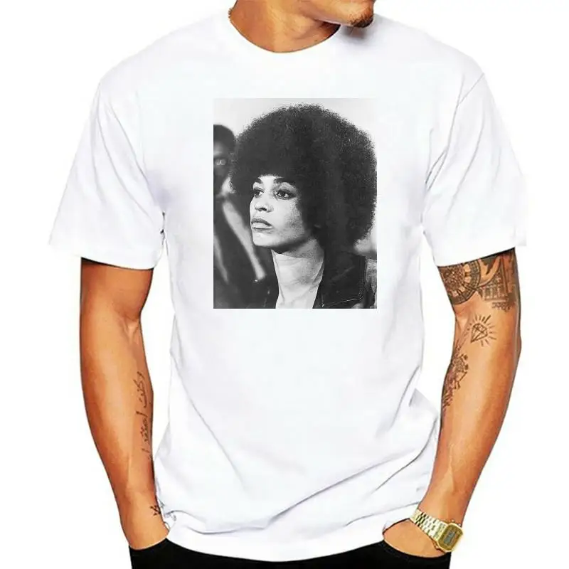 Женская леопардовая футболка Angela DAVIS, Черная мягкая футболка из органического хлопка с круглым вырезом для мужчин и женщин, лето 2022
Женская леопардовая футболка Angela DAVIS, Черная мягкая футболка из органического хлопка с круглым вырезом для мужчин и женщин, лето 2022