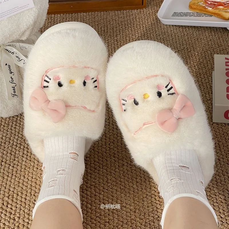 Kawaii Sanrioed Anime Cartoon Hello Kitty Series Plush Slippers Warm Non Slip Cotton Padded Shoes Baby Boy Girl Festival Gift
Kawaii Sanrioed Anime Cartoon Hello Kitty Series Plush Slippers Warm Non Slip Cotton Padded Shoes Baby Boy Girl Festival Gift