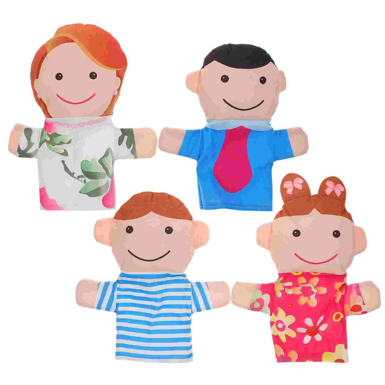 

Puppet Family Educational Toys Novelty Kids Hand Puppets for School Theater Shows