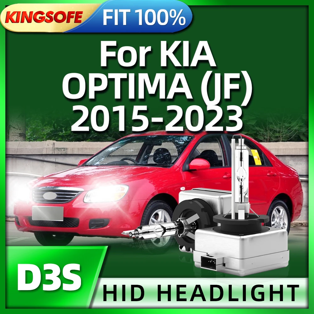 

KINGSOFE 35W D3S Xenon HID Light Bulbs 6000K Lamp For KIA OPTIMA (JF) 2015 2016 2017 2018 2019 2020 2021 2022 2023