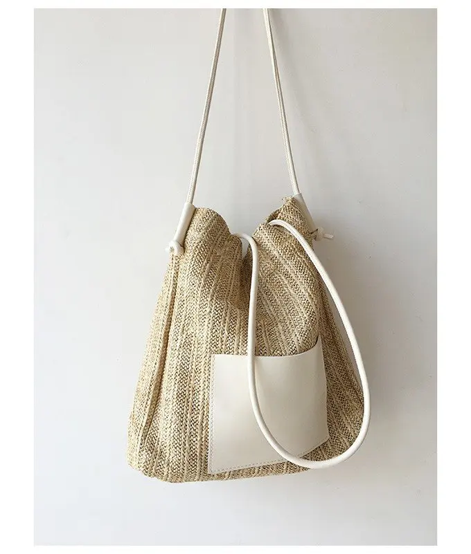 JIOMAY Eco-Luxury Straw Tote - Designer Beach Bag 14 S7f6aad7ca667430eb5fb2c0a3b58d857O