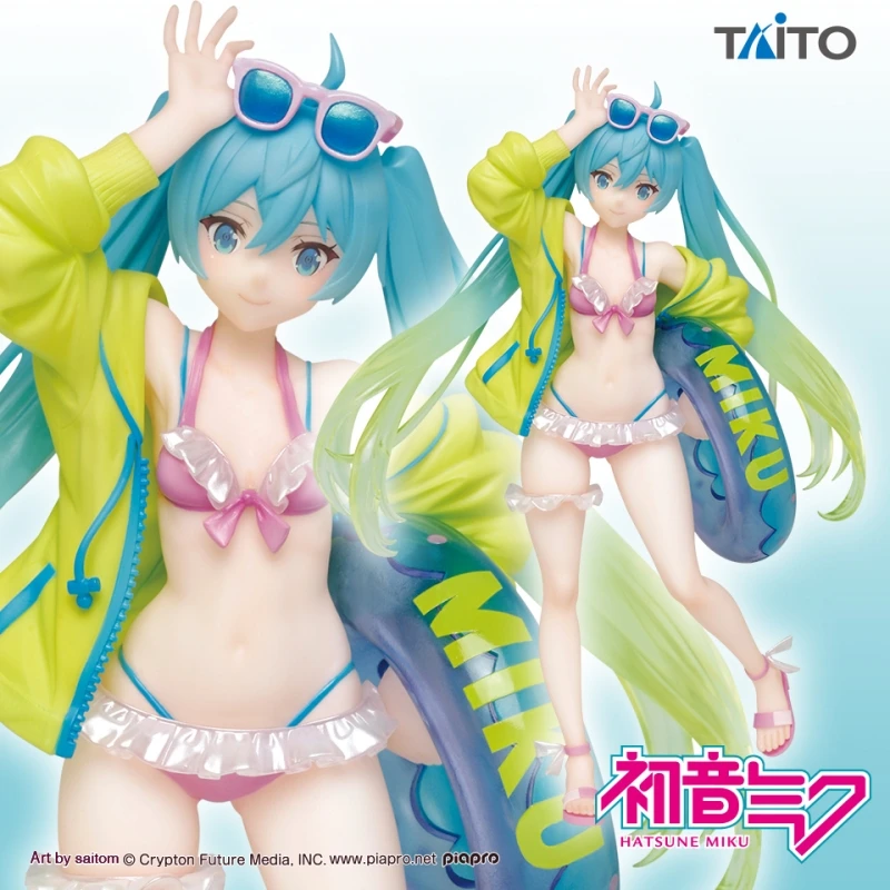 Фигурки героев аниме TAiTO оригинальные, 18 см, Hatsune Miku, 3-й сезон, летняя экшн-фигурка piapro, игрушки для детей, подарок, Коллекционная модель
Фигурки героев аниме TAiTO оригинальные, 18 см, Hatsune Miku, 3-й сезон, летняя экшн-фигурка piapro, игрушки для детей, подарок, Коллекционная модель