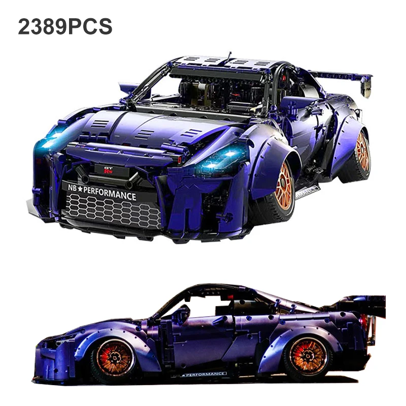 2389 шт., 1:10 техническая мощность, Япония, Nissan GTR, спортивный автомобиль, строительные блоки, сверхскоростной автомобиль, сборные кирпичи, игрушки, подарки для мальчиков
2389 шт., 1:10 техническая мощность, Япония, Nissan GTR, спортивный автомобиль, строительные блоки, сверхскоростной автомобиль, сборные кирпичи, игрушки, подарки для мальчиков