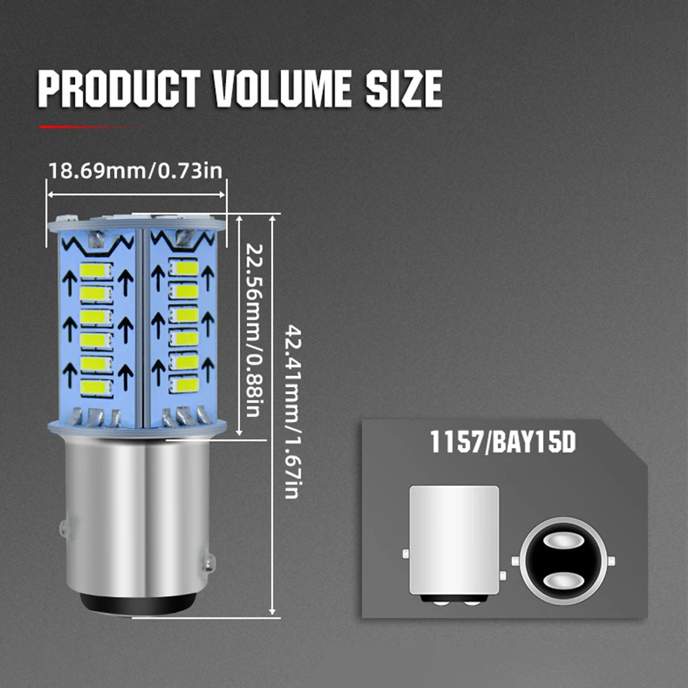 Car LED Brake Light Direct Replacement Car Accessories DC 12V Rear Brake Sequential Brake Strobe 1 Pcs 1157 LED
Car LED Brake Light Direct Replacement Car Accessories DC 12V Rear Brake Sequential Brake Strobe 1 Pcs 1157 LED