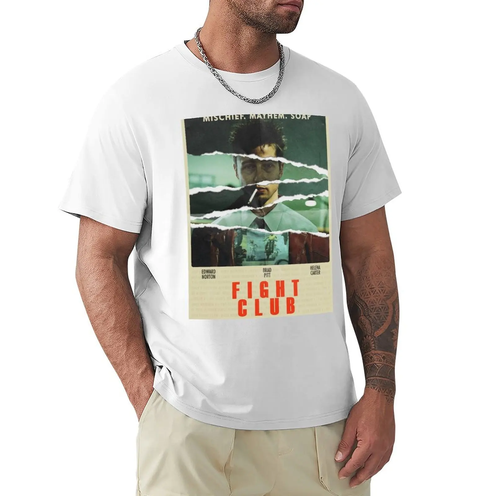 Fight Club Smoker T-Shirt blacks anime customs cute clothes mens t shirts casual stylish
Fight Club Smoker T-Shirt blacks anime customs cute clothes mens t shirts casual stylish