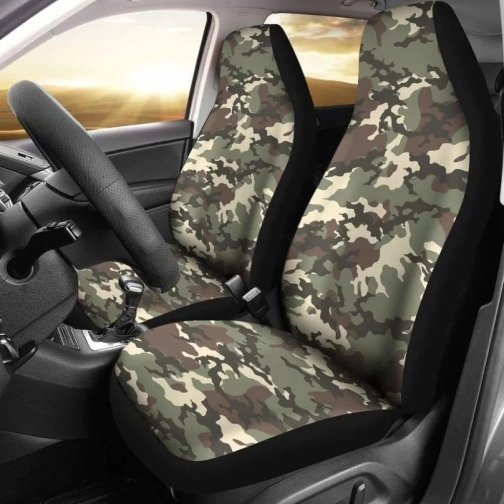 Camo Pattern Car Seat Covers,Pack of 2 Universal Front Seat Protective Cover
Camo Pattern Car Seat Covers,Pack of 2 Universal Front Seat Protective Cover