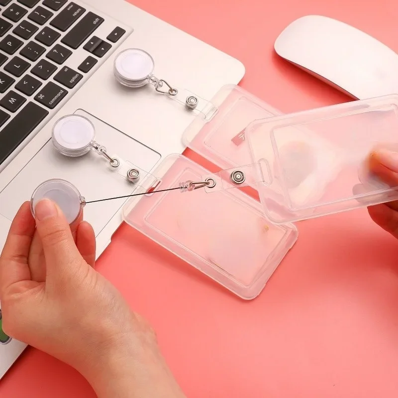 Candy Color Badge Reels Pass Work Card Chest Pocket Clip Acrylic Retractable Badge Reels for Nurse Doctor ID Holders
Candy Color Badge Reels Pass Work Card Chest Pocket Clip Acrylic Retractable Badge Reels for Nurse Doctor ID Holders