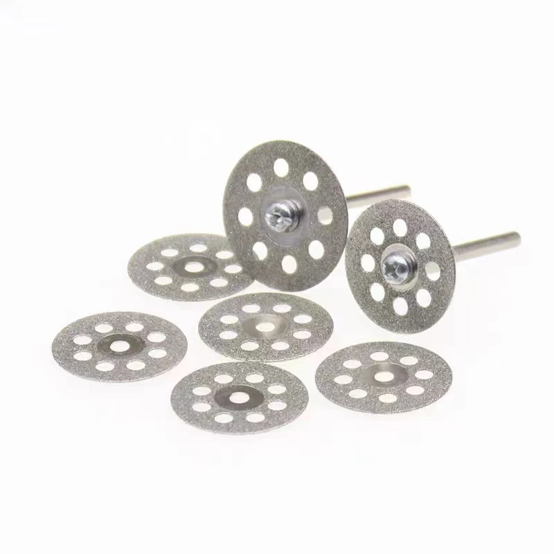 New Hot Sale 10Pcs 22mm Mini Sharp Diamond Cut Off Rotary Tool Cutting Disc Disks DIY Tools Accessories For Dremel with 2Pcs rod
New Hot Sale 10Pcs 22mm Mini Sharp Diamond Cut Off Rotary Tool Cutting Disc Disks DIY Tools Accessories For Dremel with 2Pcs rod