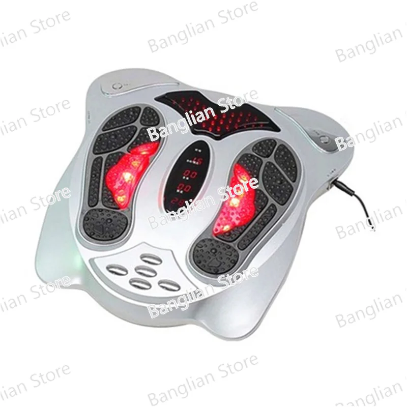 

Electric Foot Massager Machine Heat Far Infrared Acupuncture Shiatsu Feet Massage Blood Circulation Device Body Physical Therapy