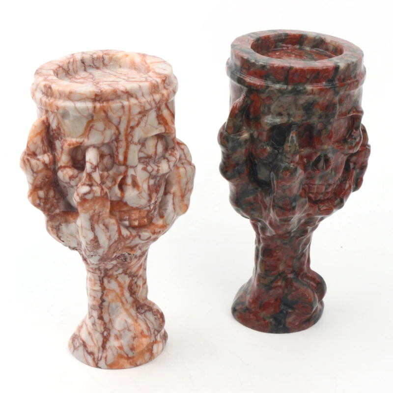 wholesale Natural gemstone carving crystal jade ghost hold candlesticks For Decoration
wholesale Natural gemstone carving crystal jade ghost hold candlesticks For Decoration