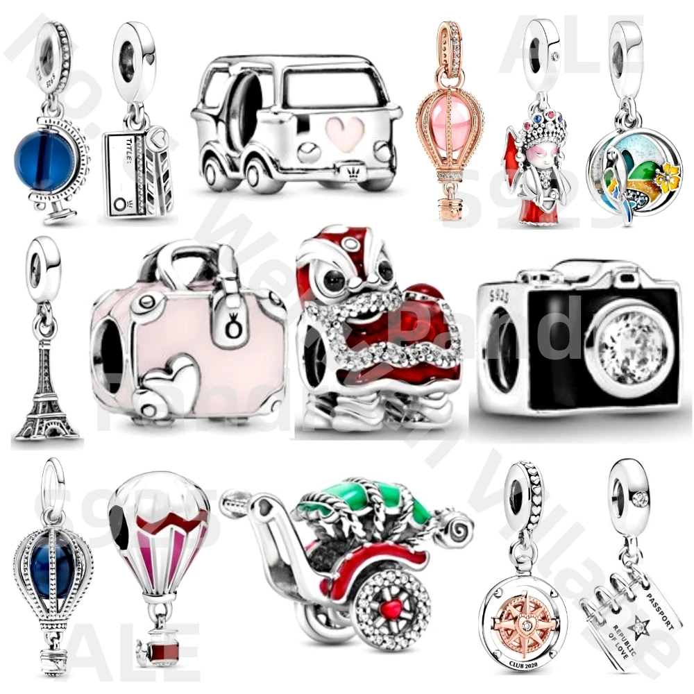 925 Silver hot air balloon Handbag Car Charm Beads Suitable for Pandora Original Bracelet DIY Jewelry Gift
925 Silver hot air balloon Handbag Car Charm Beads Suitable for Pandora Original Bracelet DIY Jewelry Gift
