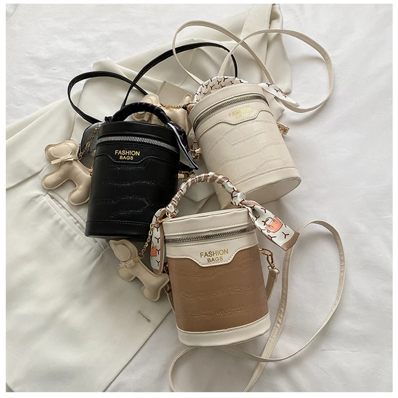 Women's Handbags Exquisite Luxury PU Leather Mini Bucket Bags Crocodile Pattern Korean Trend Messenger Bags Wallets
Women's Handbags Exquisite Luxury PU Leather Mini Bucket Bags Crocodile Pattern Korean Trend Messenger Bags Wallets