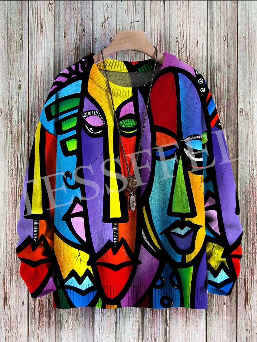 NewFashion Knitted Sweater Cartoon Vintage Abstract Tattoo Retro Long Sleeves 3DPrint Autumn Winter Pullover Harajuku Casual A11
NewFashion Knitted Sweater Cartoon Vintage Abstract Tattoo Retro Long Sleeves 3DPrint Autumn Winter Pullover Harajuku Casual A11