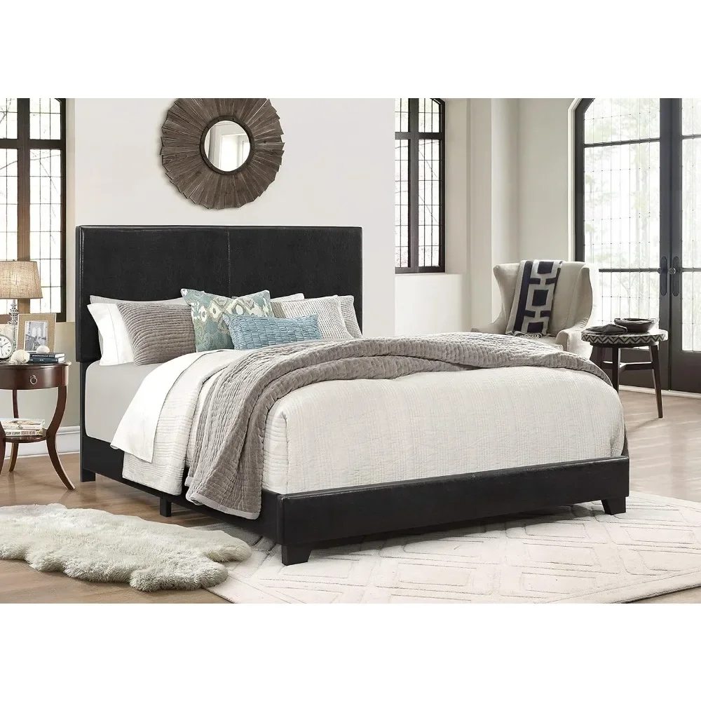 Upholstered Panel Bed in Black King Size Bed Frame Queen Bedroom Furniture Home
Upholstered Panel Bed in Black King Size Bed Frame Queen Bedroom Furniture Home