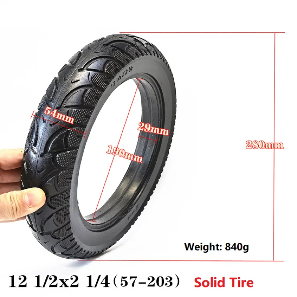 12 Inch Solid Tyre 12.5x2.50 Accessories Black Rubber Spare Parts 12 1/2x2 1/4(57-203) Durable New Practical Quality
12 Inch Solid Tyre 12.5x2.50 Accessories Black Rubber Spare Parts 12 1/2x2 1/4(57-203) Durable New Practical Quality