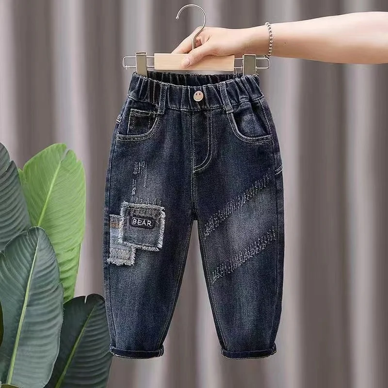 Children Jeans Spring Autumn Boys Girls Denim Jeans Korean Fashion Kids Trousers Toddler Casual Loose Pants 2024
Children Jeans Spring Autumn Boys Girls Denim Jeans Korean Fashion Kids Trousers Toddler Casual Loose Pants 2024