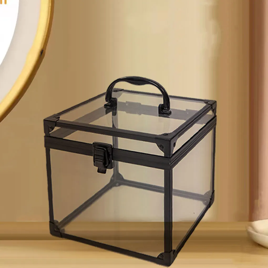 Lock Small Storage Box - Durable Clear Acrylic Lightweight Storage Box Acrylic Portable Bag Wide Large Capacity
Lock Small Storage Box - Durable Clear Acrylic Lightweight Storage Box Acrylic Portable Bag Wide Large Capacity
