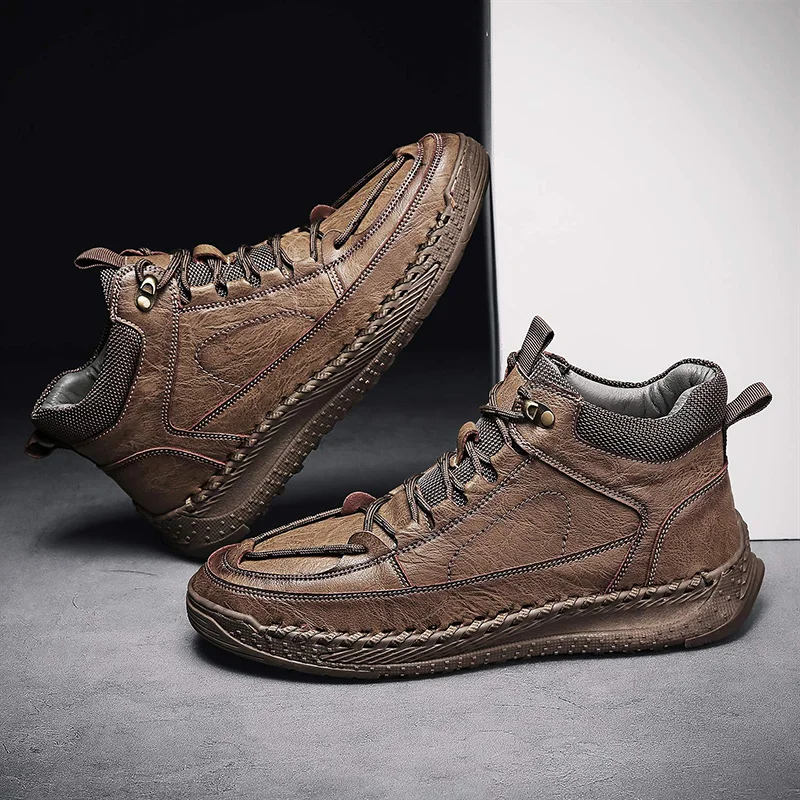 New Trend 2023 Casual Shoes For Men High Top Fashion Man Shoe Rubber Sole Walking Shoes Mens Anti Slip Casual Brand Men Shoes
New Trend 2023 Casual Shoes For Men High Top Fashion Man Shoe Rubber Sole Walking Shoes Mens Anti Slip Casual Brand Men Shoes