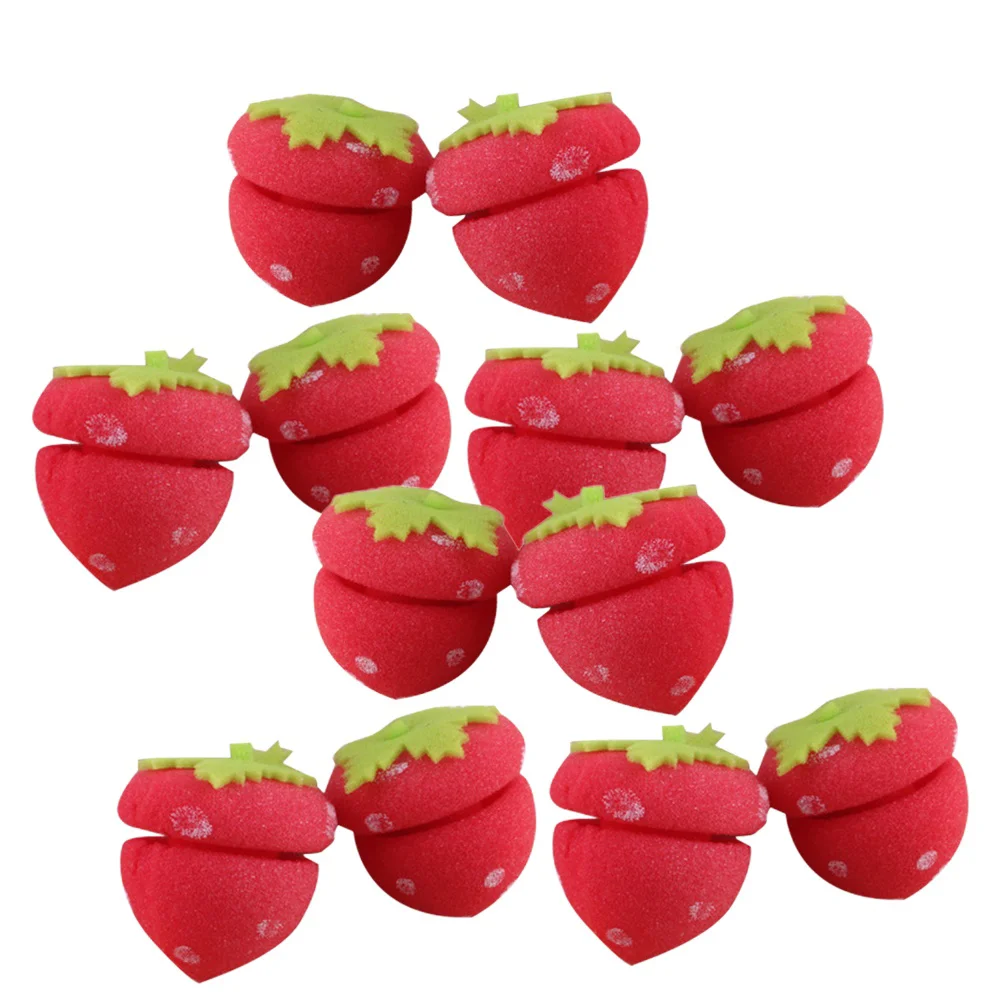 12 PCS Modeling Women's Strawberry Sleeping Curling Roller for Girls Hair Sponge
12 PCS Modeling Women's Strawberry Sleeping Curling Roller for Girls Hair Sponge