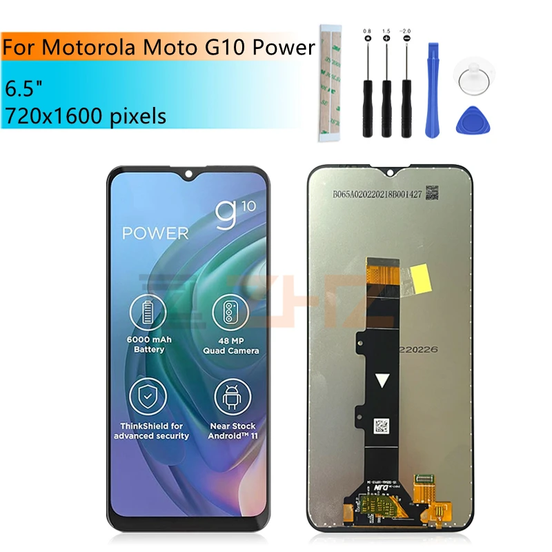 Для Motorola Moto G10 Power ЖК-дисплей сенсорный экран дигитайзер в сборе запасные части Бесплатные инструменты 
Для Motorola Moto G10 Power ЖК-дисплей сенсорный экран дигитайзер в сборе запасные части Бесплатные инструменты