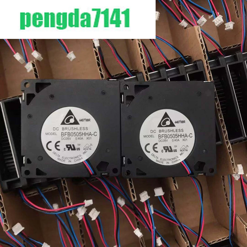 Delta BFB0505HHA-C 50MM blower Fan 50x50x10MM Fan Double Ball Bearing Cooling Fan 5V 1.3W With 3pin
Delta BFB0505HHA-C 50MM blower Fan 50x50x10MM Fan Double Ball Bearing Cooling Fan 5V 1.3W With 3pin