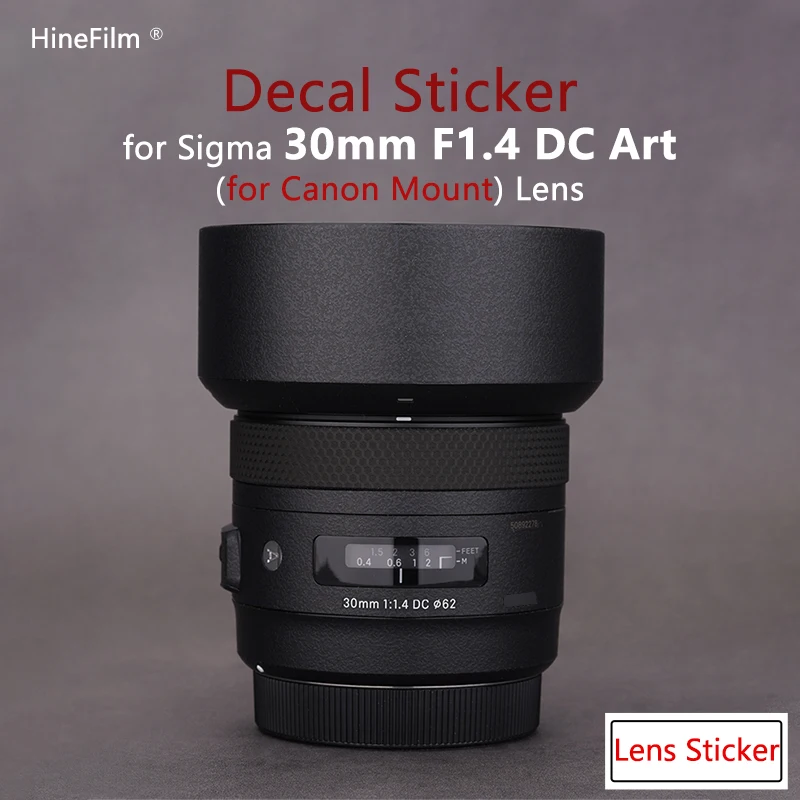 for Sigma 30 F1.4 EF Mount Lens Skin 30 1.4 Lens Protective Decal Skin 30mm F1.4 DC Lens Sticker Anti-scratch Warp Cover Film
for Sigma 30 F1.4 EF Mount Lens Skin 30 1.4 Lens Protective Decal Skin 30mm F1.4 DC Lens Sticker Anti-scratch Warp Cover Film