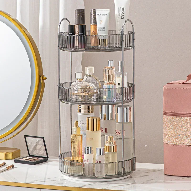 Dual Wabi Sabi silver dressing table multi-functional 3-story shelf bathroom shelves, living room rotating storage
Dual Wabi Sabi silver dressing table multi-functional 3-story shelf bathroom shelves, living room rotating storage