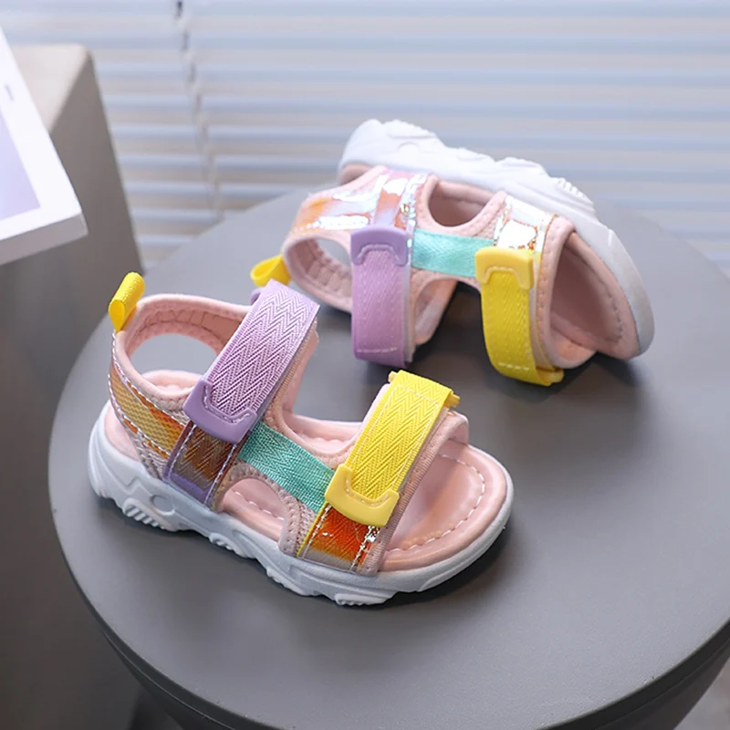 2023 Summer New Children Sandals Kids Beach Shoes Synthetic Leather Color Soft Bottom Anti-Slip Boys Girl Outdoor Casual Sandals
2023 Summer New Children Sandals Kids Beach Shoes Synthetic Leather Color Soft Bottom Anti-Slip Boys Girl Outdoor Casual Sandals