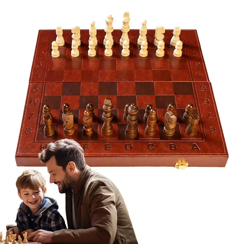 Wood Chess Board Set Travel Chess Game Wooden Folding Board Portable Strategy Board Game For Camping Kids Adults Indoor Or
Wood Chess Board Set Travel Chess Game Wooden Folding Board Portable Strategy Board Game For Camping Kids Adults Indoor Or